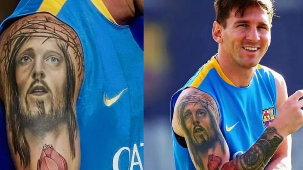 Makna dan Arti Seni Tato yang Terdapat pada Tubuh Lionel Messi